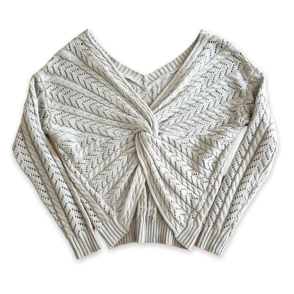 Jessica Simpson l Twisted Back Sweater SZ XS - Picture 8 of 9